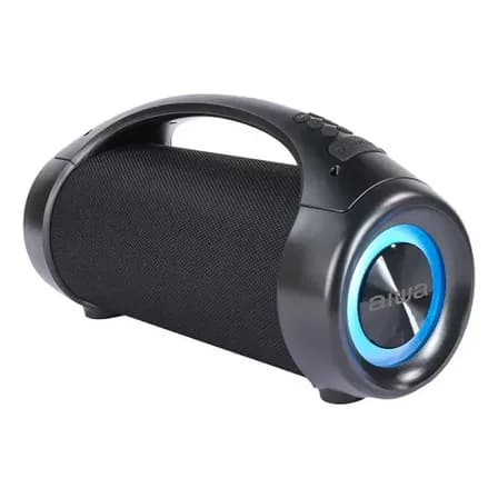 Bocina Portátil Aiwa Aws600bt Con Bluetooth Waterproof Negra
