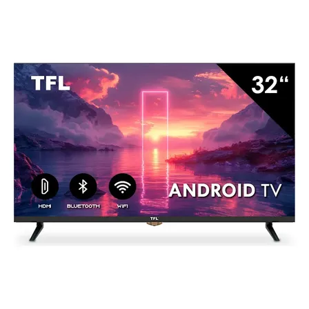 Pantalla Smart Tv 32 Pulgadas Tfl Android Tv Dled Bluetooth